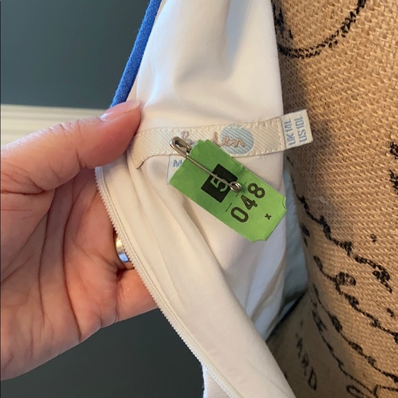 Boden linen v-neck shift, size 10L - Picture 4 of 5